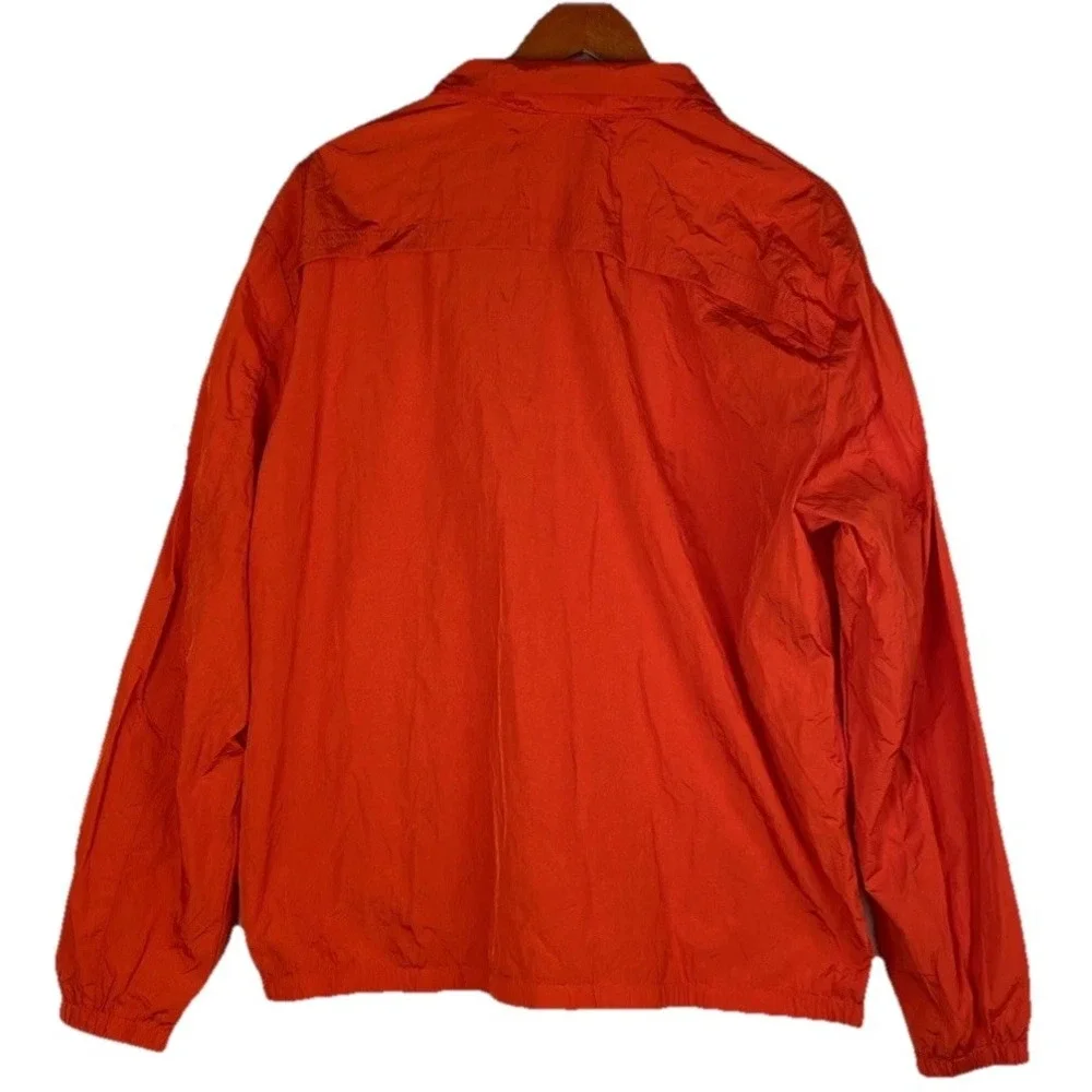 Xersion Bright Orange Lightweight Windbreaker Men's XL Quarter Zip NWT65$ Retail